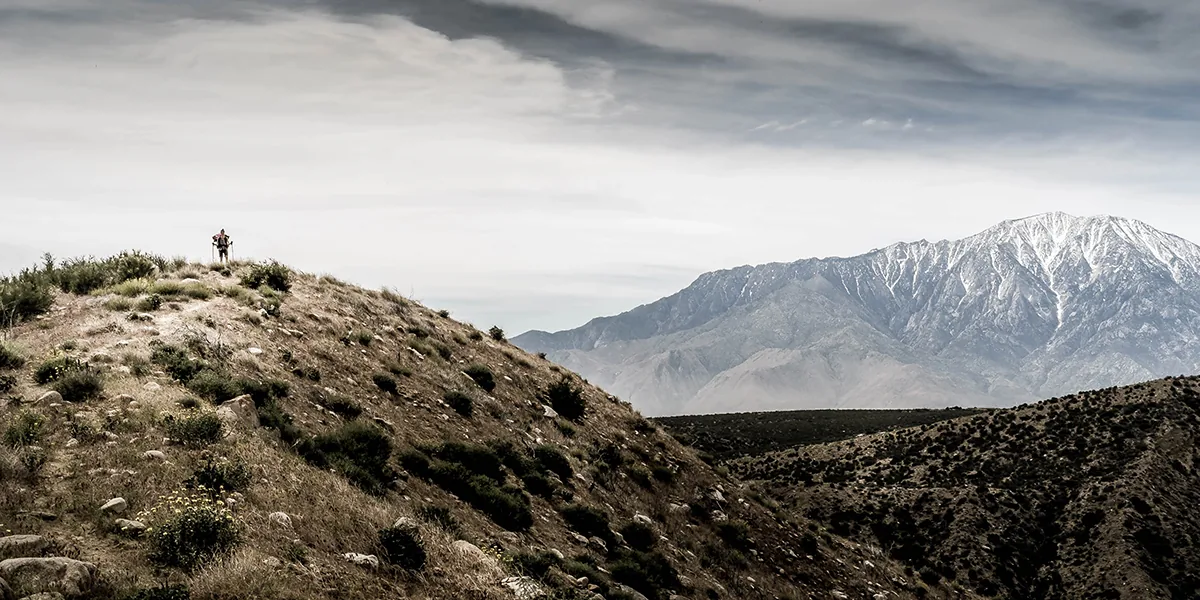 Ridgeline of San Jacinto Peak along the Pacific Crest Trail, California